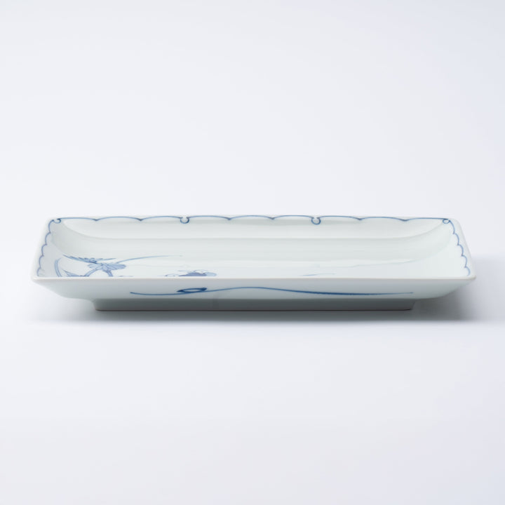Plants and Birds Rectangular Dinner Plate