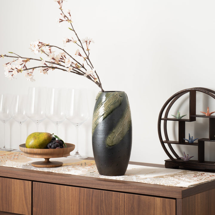 Ash Glaze Flower Vase
