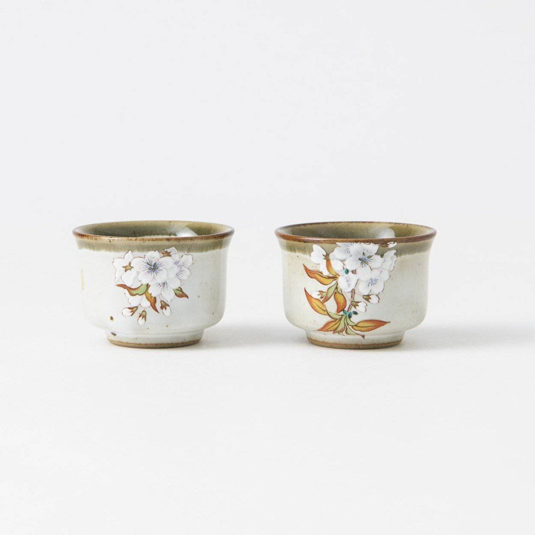 Sakura and Bird Sake Set