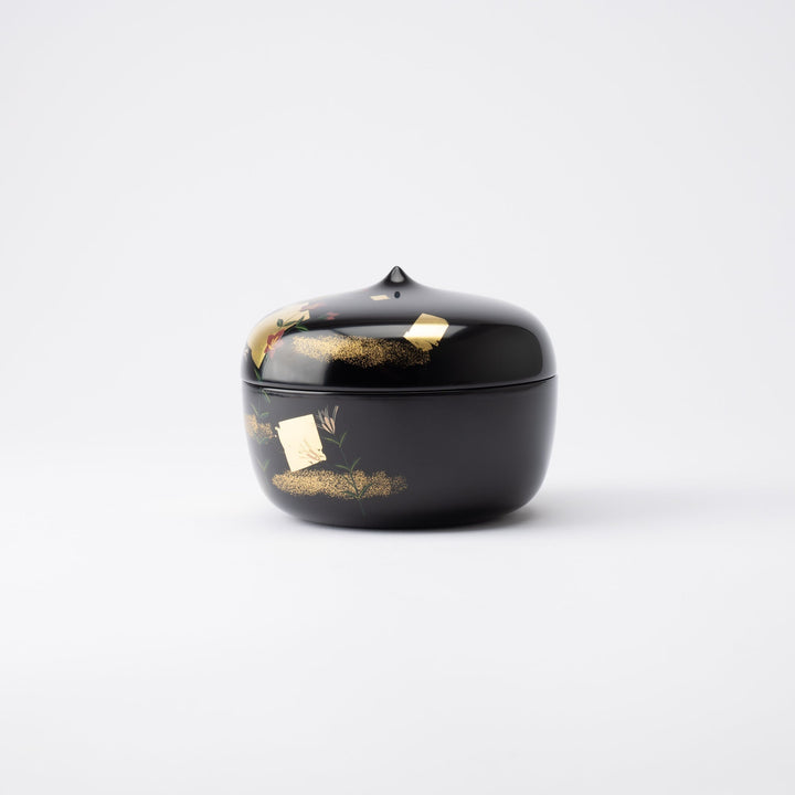Black Autumn Flowers Candy Box