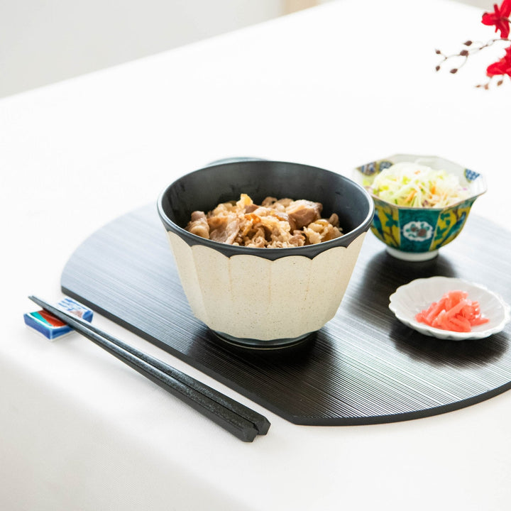Earth Black Donburi Bowl 6.1 in