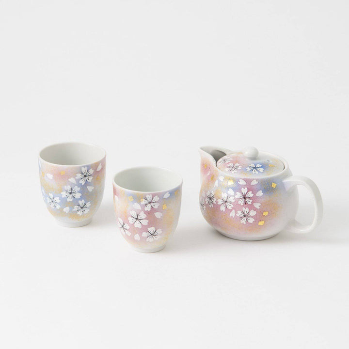 Flower Dance Japanese Tea Set