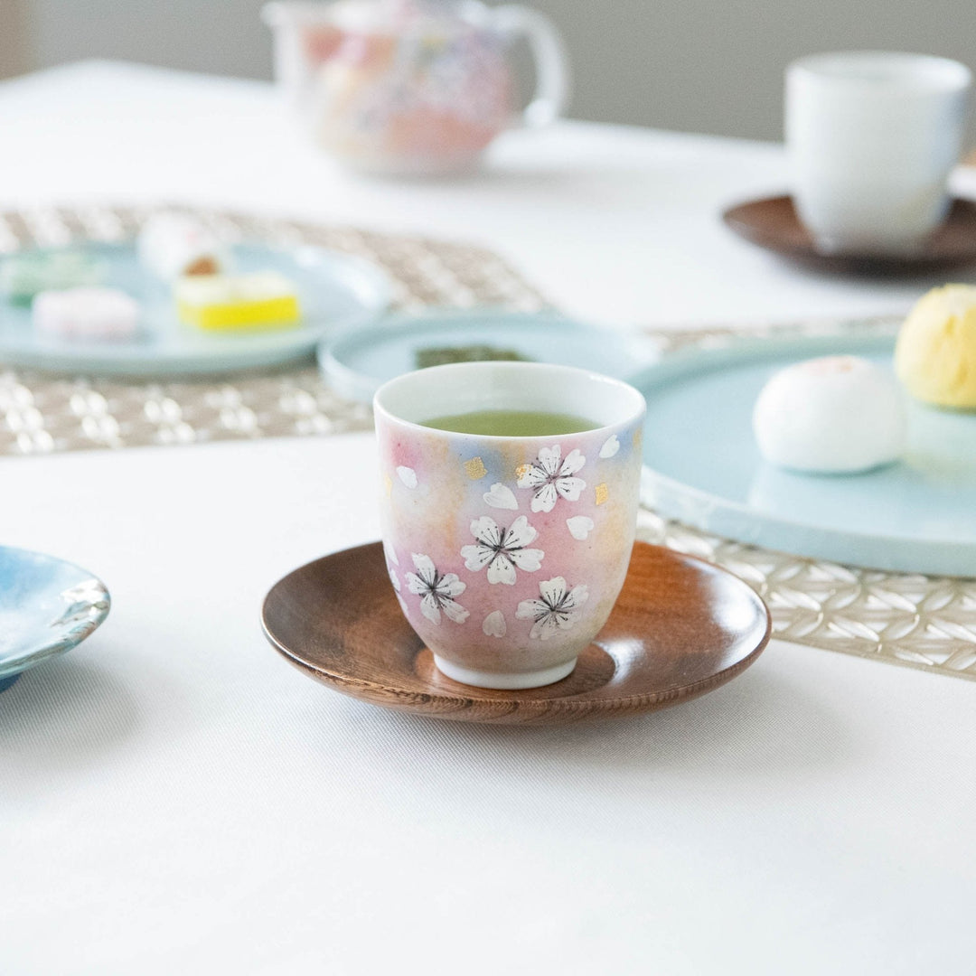 Flower Dance Japanese Tea Set