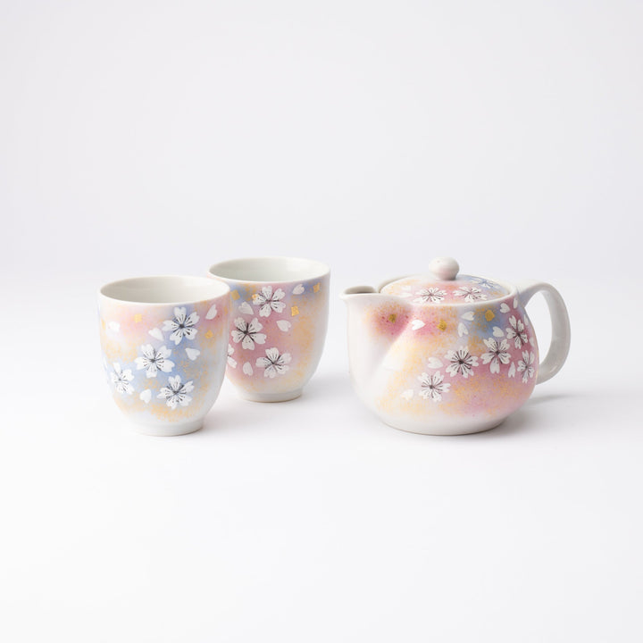 Flower Dance Japanese Tea Set