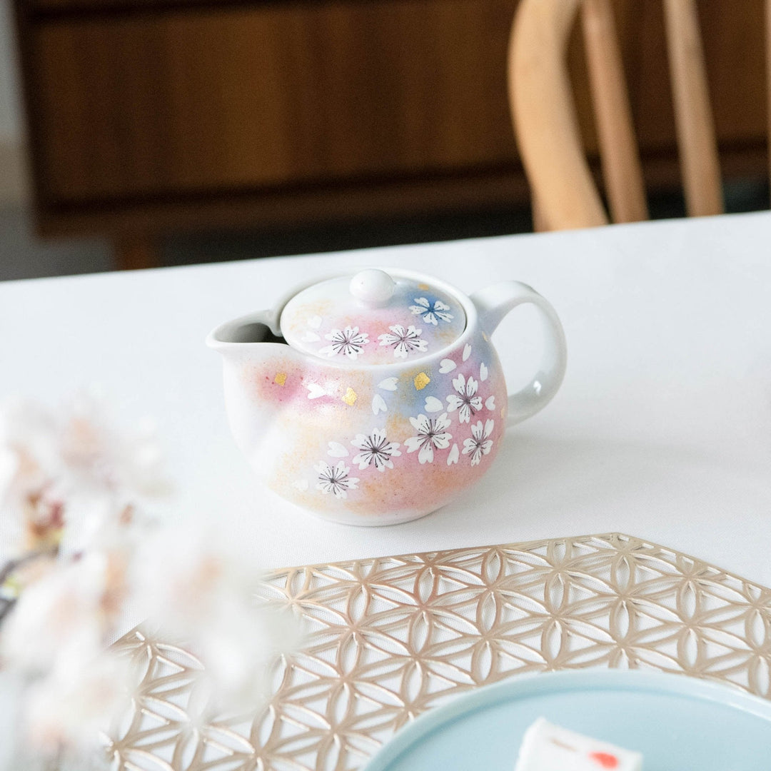 Flower Dance Japanese Tea Set