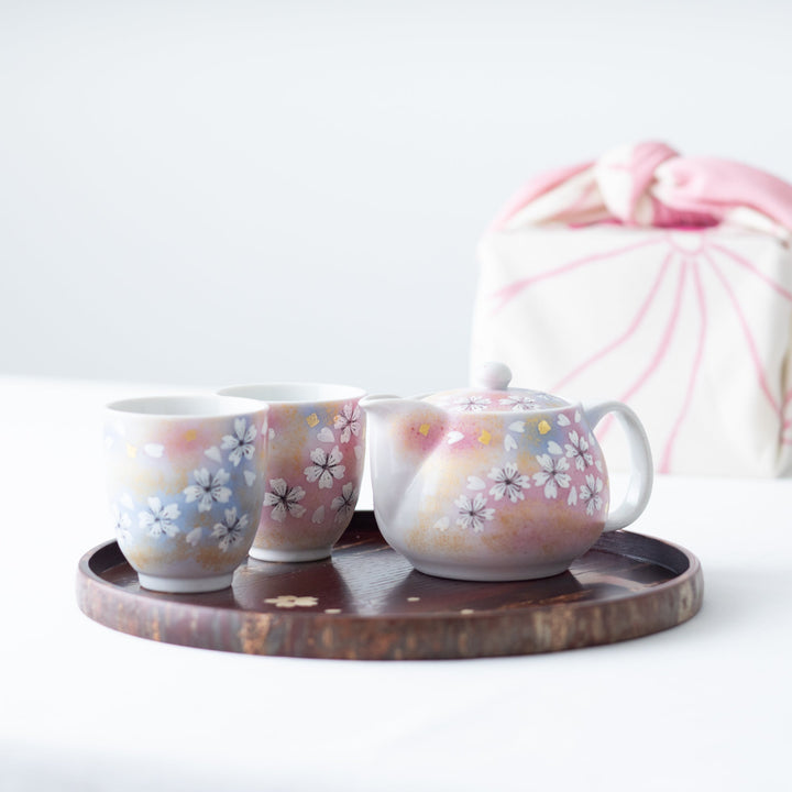 Flower Dance Japanese Tea Set