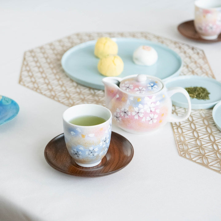 Flower Dance Japanese Tea Set