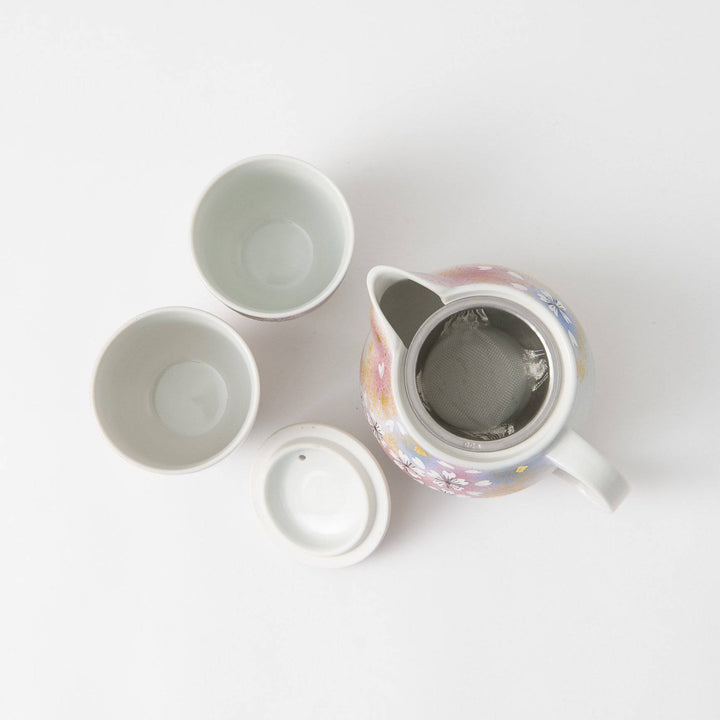 Flower Dance Japanese Tea Set