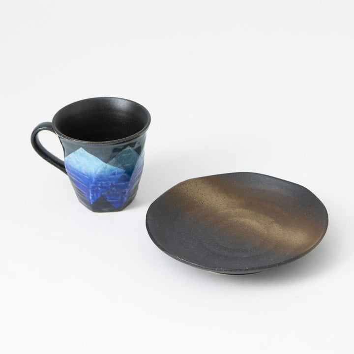 Ginsai Blue Cup and Saucer