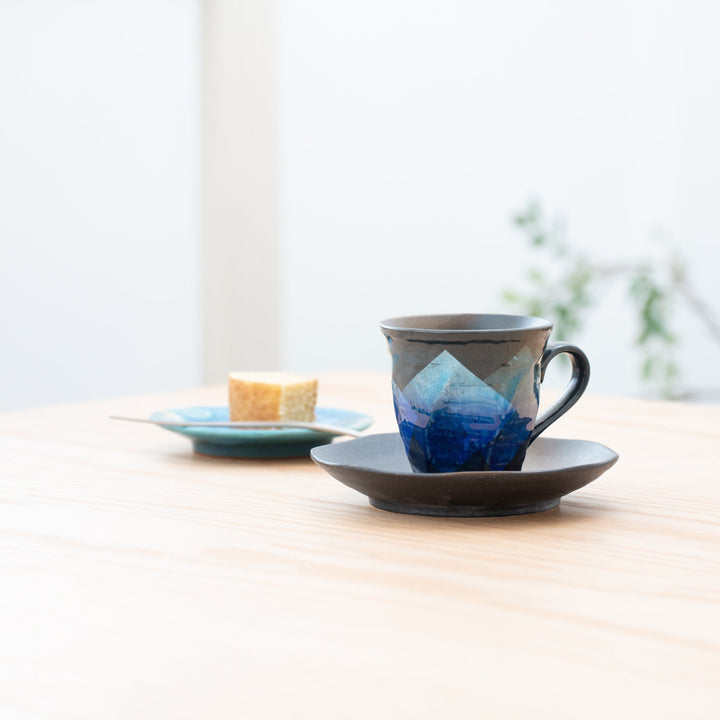 Ginsai Blue Cup and Saucer