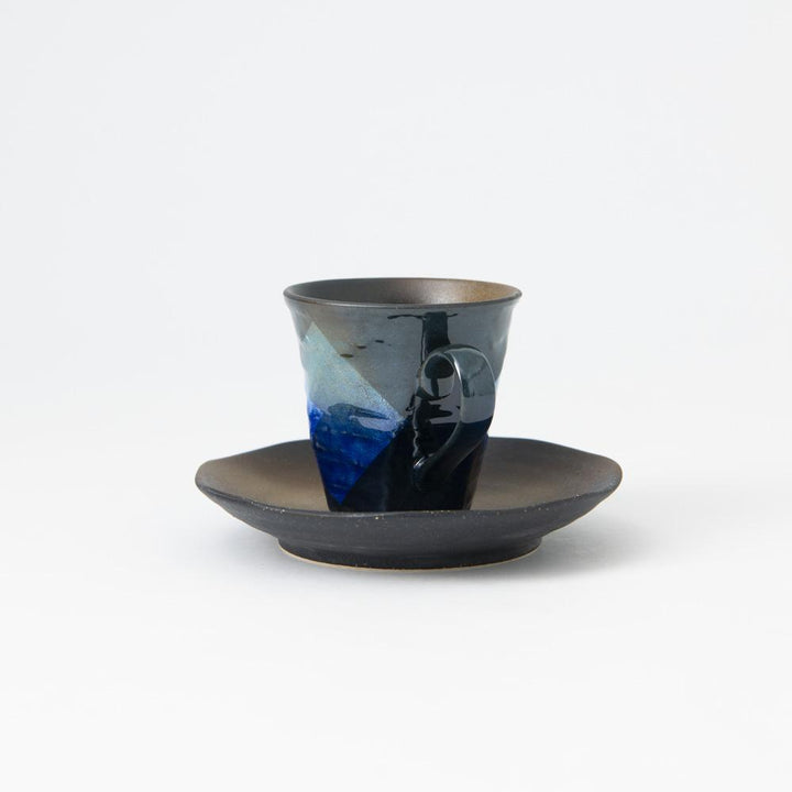 Ginsai Blue Cup and Saucer