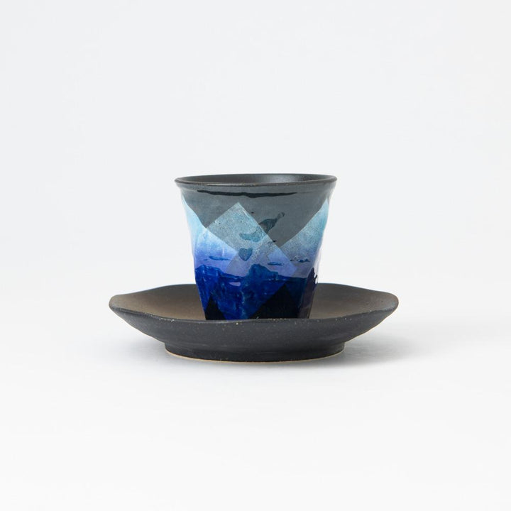 Ginsai Blue Cup and Saucer