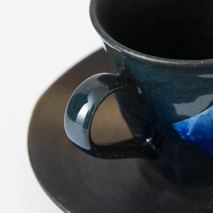 Ginsai Blue Cup and Saucer