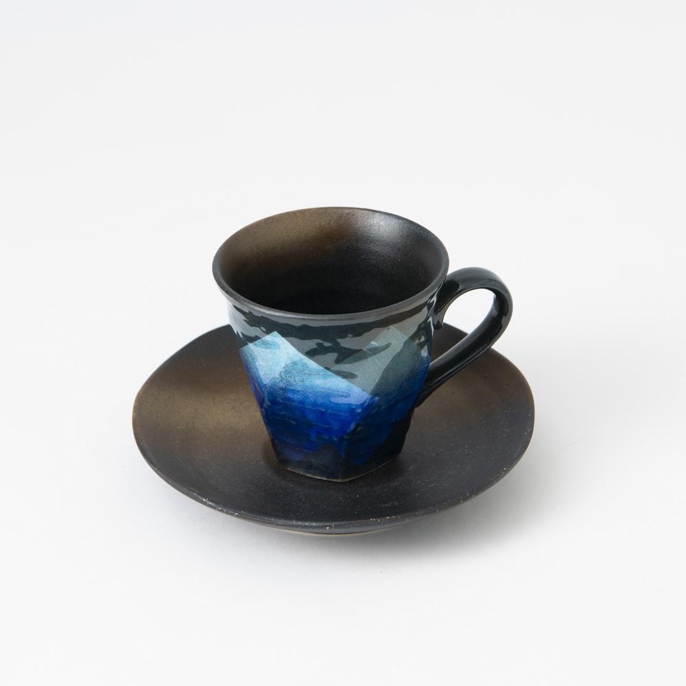 Ginsai Blue Cup and Saucer