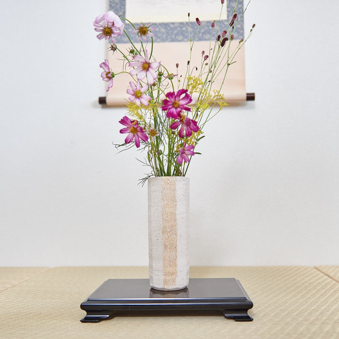 Gold Wave Pattern Flower Vase