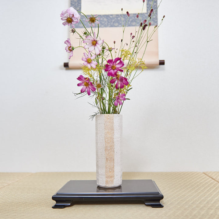 Gold Wave Pattern Flower Vase