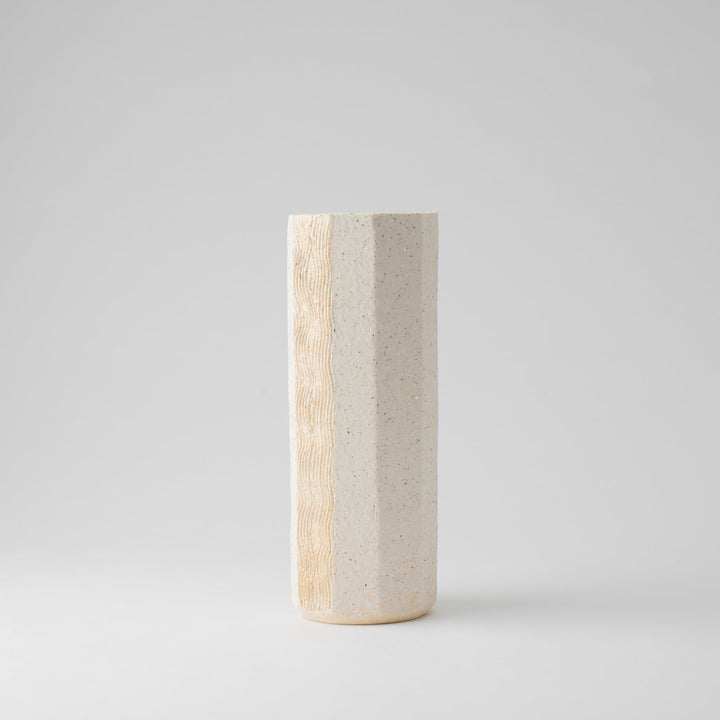 Gold Wave Pattern Flower Vase