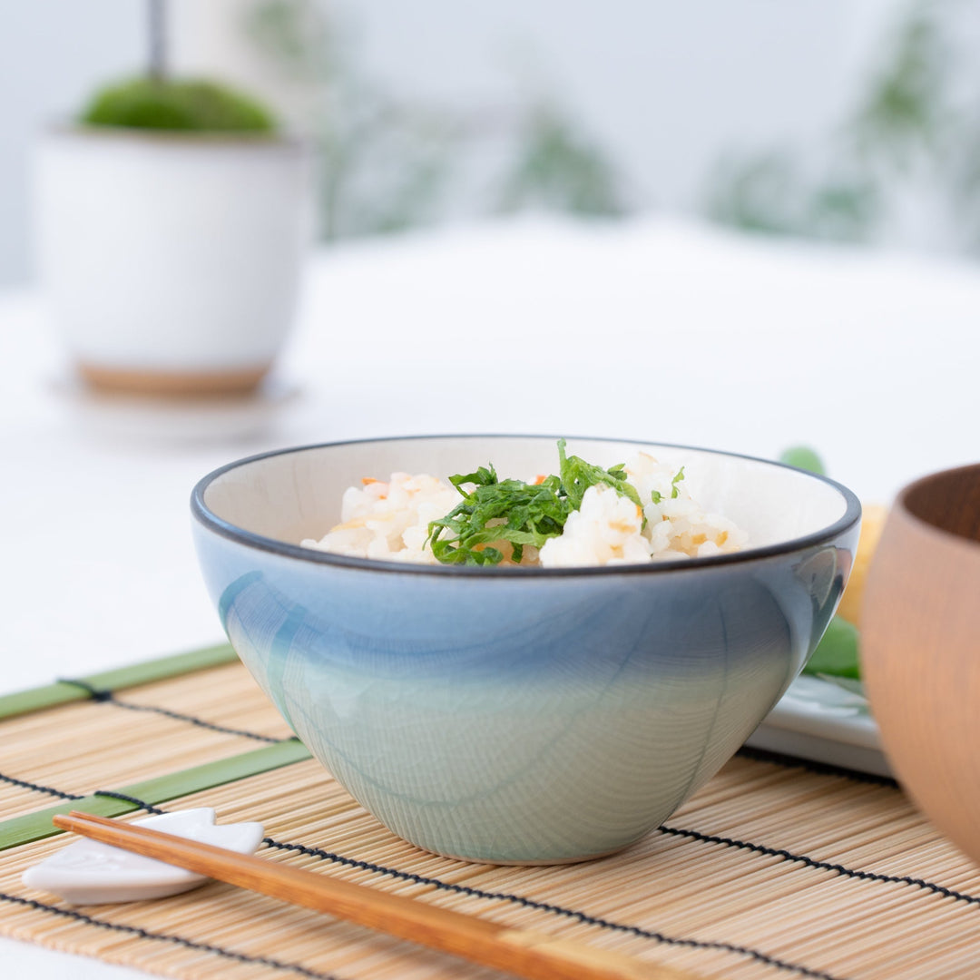 Blue Gradation Modern Kobachi Small Bowl