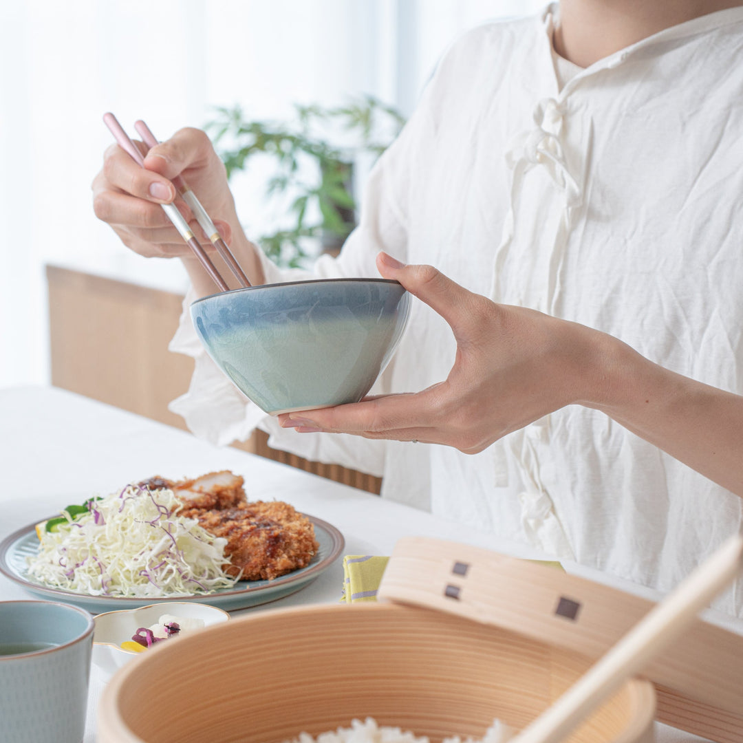 Blue Gradation Modern Kobachi Small Bowl