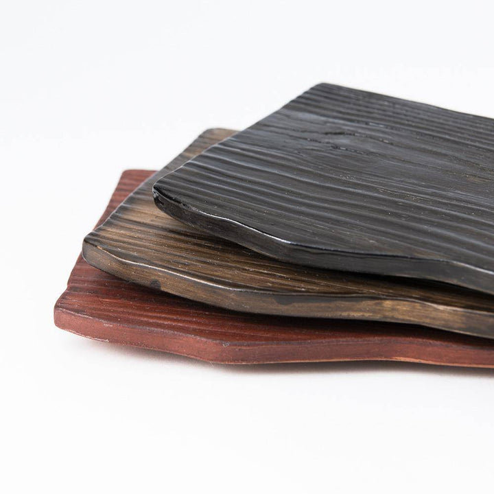 Wood Grain Rectangle Platter
