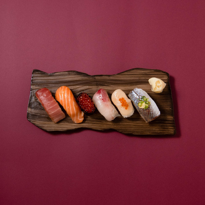 Wood Grain Rectangle Platter