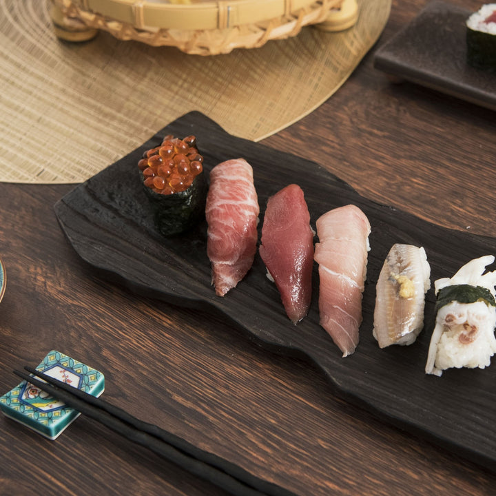 Wood Grain Rectangle Platter