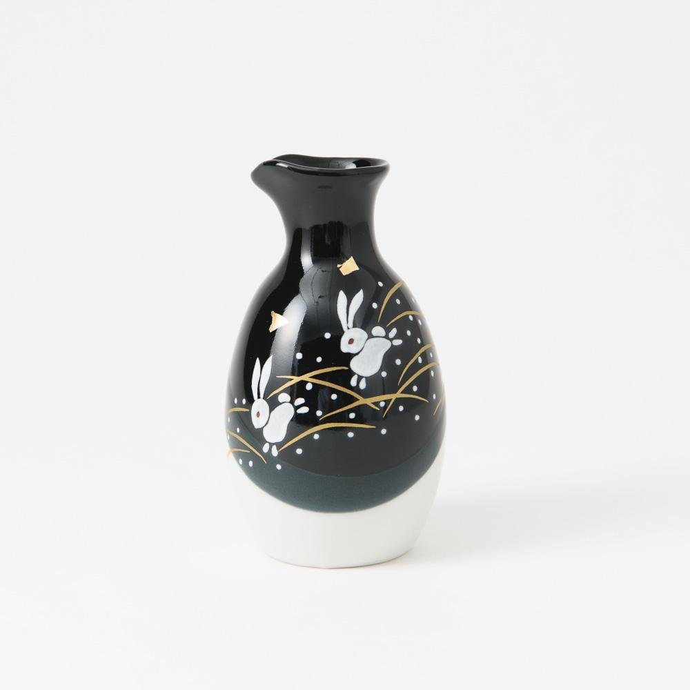 Jumping Rabbit Sake Set with Tray