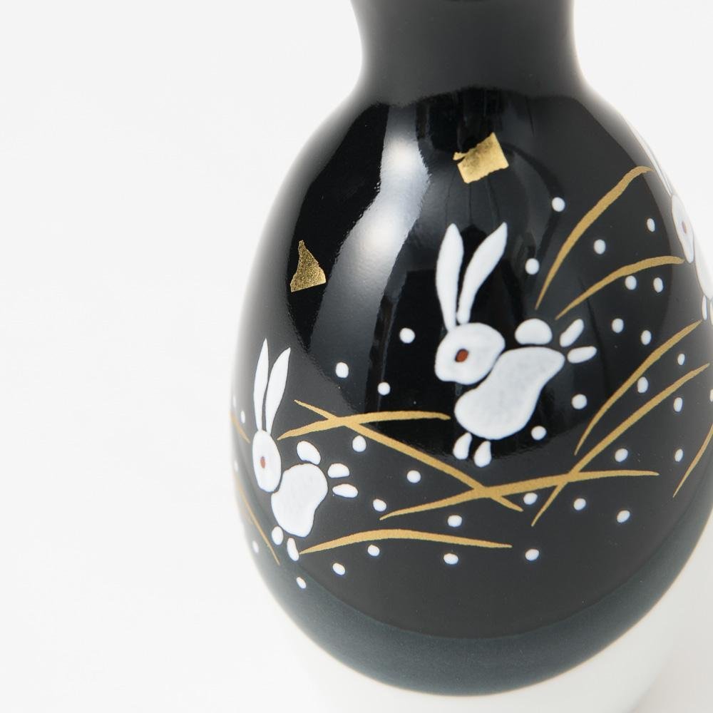 Jumping Rabbit Sake Set with Tray