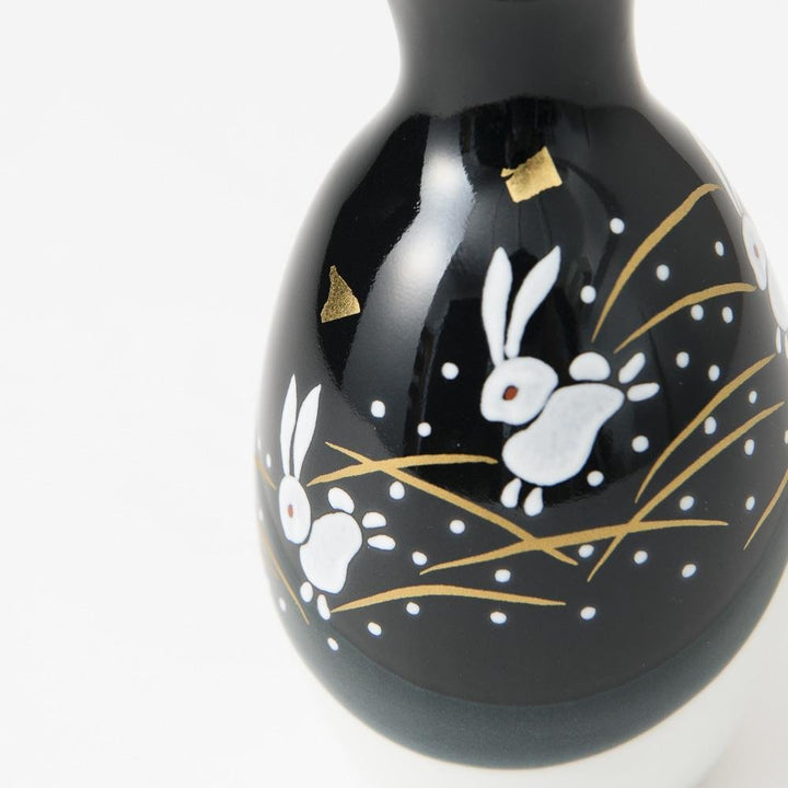 Jumping Rabbit Sake Set with Tray