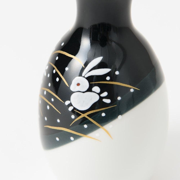 Jumping Rabbit Sake Set with Tray