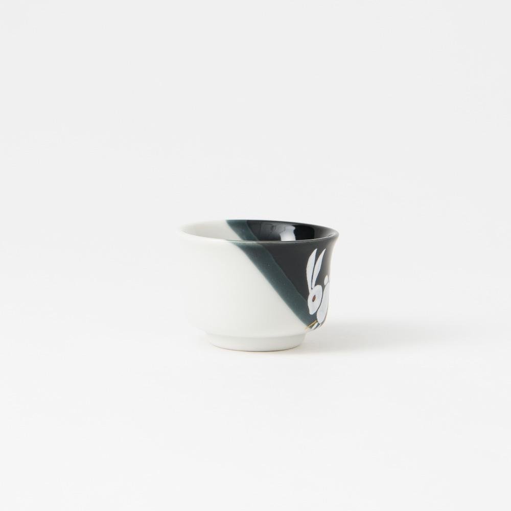Jumping Rabbit Sake Set with Tray