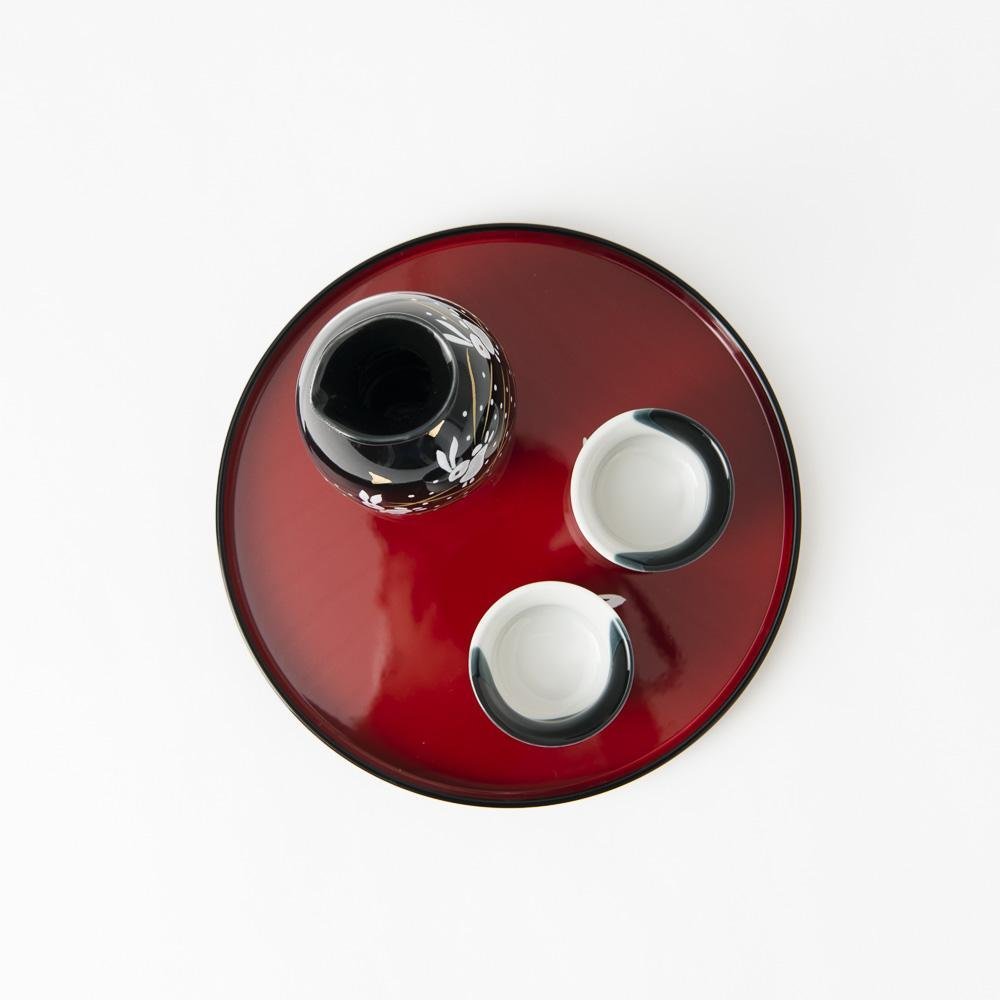 Jumping Rabbit Sake Set with Tray