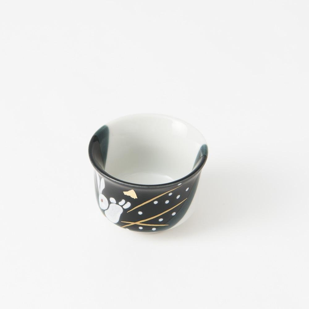 Jumping Rabbit Sake Set with Tray