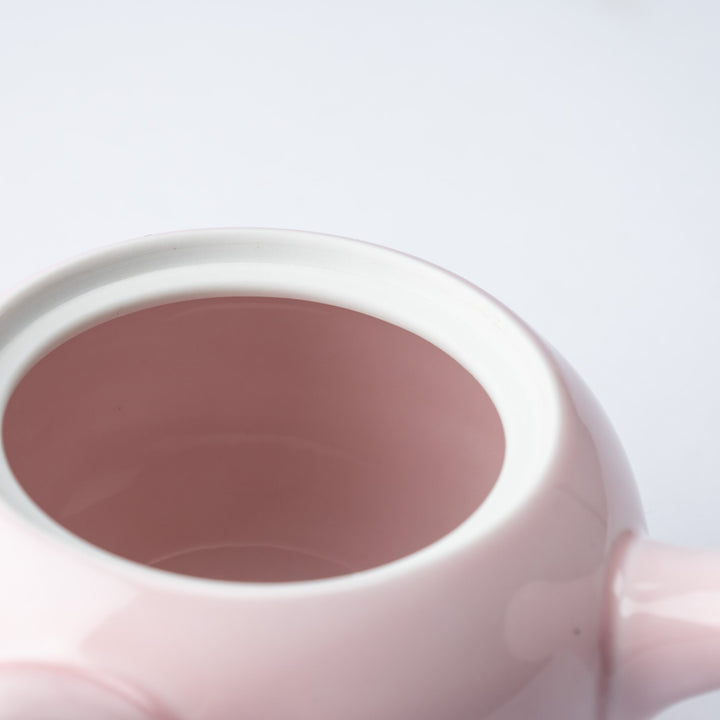 Lustrous Sakura Pink Japanese Teapot