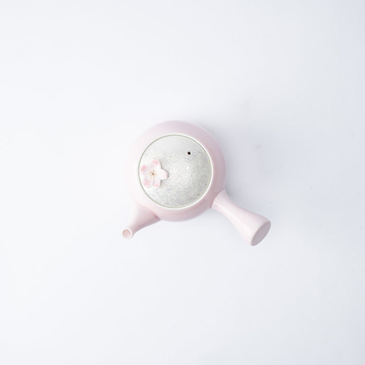 Lustrous Sakura Pink Japanese Teapot