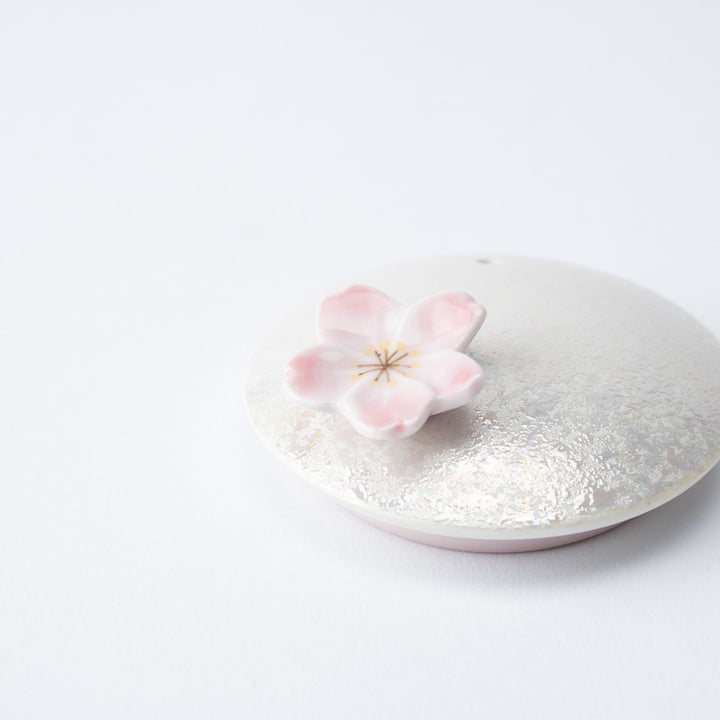 Lustrous Sakura Pink Japanese Teapot